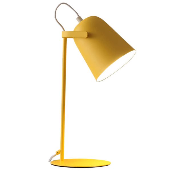 Nordic Macaron Color Creative Iron Bucket Design 1-Light Table Lamp - Image 7
