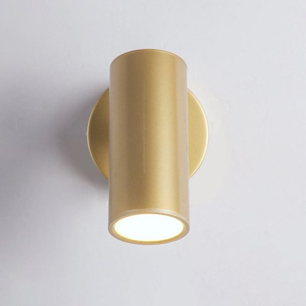 Modern Simplicity Plated Cylindrical Spotlight 1-Light Reading Wall Sconce Lamp - Image 16