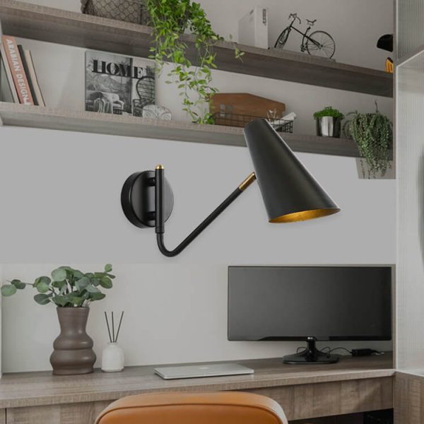 Nordic Creative Simple Rotating 1-Light Wall Sconce Lamp - Image 2