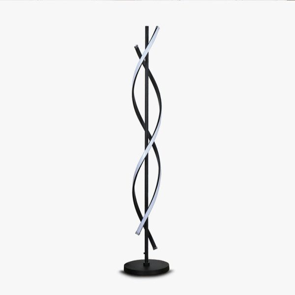 Minimalist 1-Light Spiral LED Standing Floor Lamps - Image 12