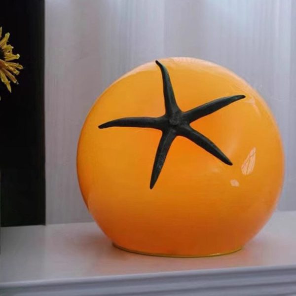 Modern Art Deco Resin Tomato Decorative USB LED Table Lamp For Living Room - Image 2