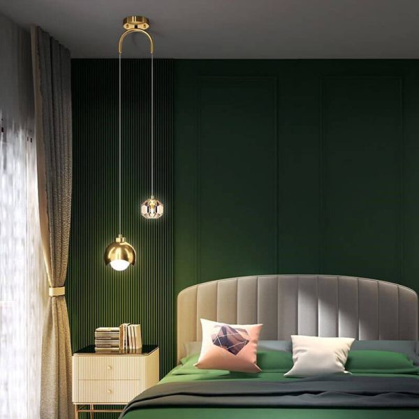 European Style Light Luxury Iron Brass LED Island Light Chandelier - Image 12