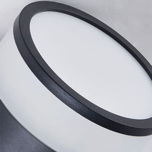 Modern Solid Color Cylinder Aluminum LED Flush Mount Light - Image 11