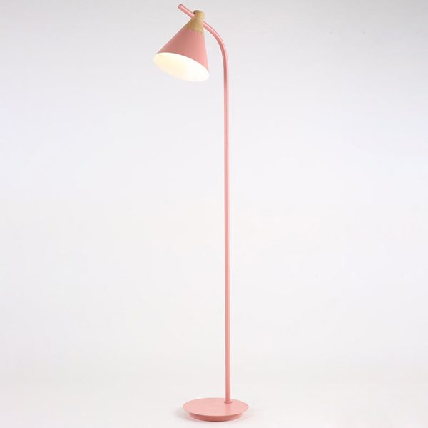 Nordic Creative Macaron Cone Shade 1-Light Standing Floor Lamp - Image 3
