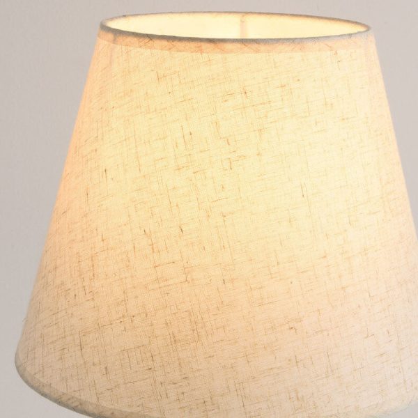 Nordic Vintage Pure Black White Iron Fabric 1-Light Table Lamp - Image 17
