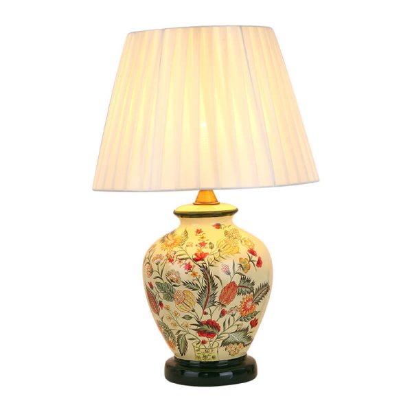 Modern Creative Warm Ceramic Cylindrical 1-Light Table Lamp - Image 7