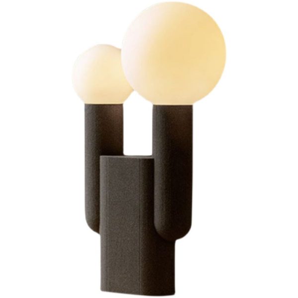 Modern Minimal Cactus Resin 2-Light Table Lamp - Image 2