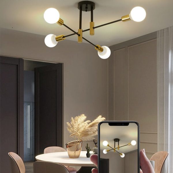 Nordic Minimalist Iron 4/6/8-Light Island Light Chandelier - Image 25