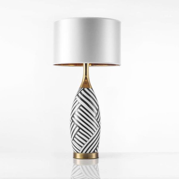 Nordic Vintage Ceramic Metal 1-Light Table Lamp - Image 3