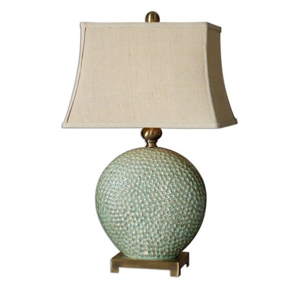Nordic Creative Light Luxury Ceramic Square Round 1-Light Table Lamp - Image 4