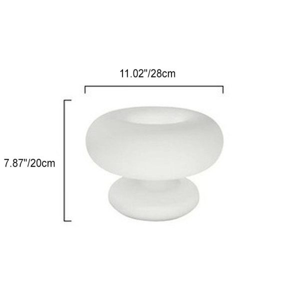 Danish Milk White Mushroom 1-Light Table Lamp - Image 12