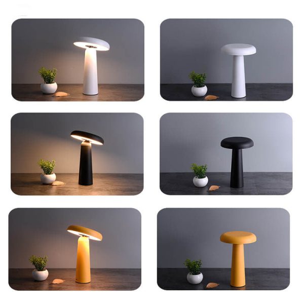 Nordic Creative Flying Saucer Rotatable USB LED Night Light Table Lamp - Image 13