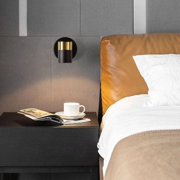 Modern Light Luxury Cylindrical 1-Light Wall Sconce Lamp - Image 9