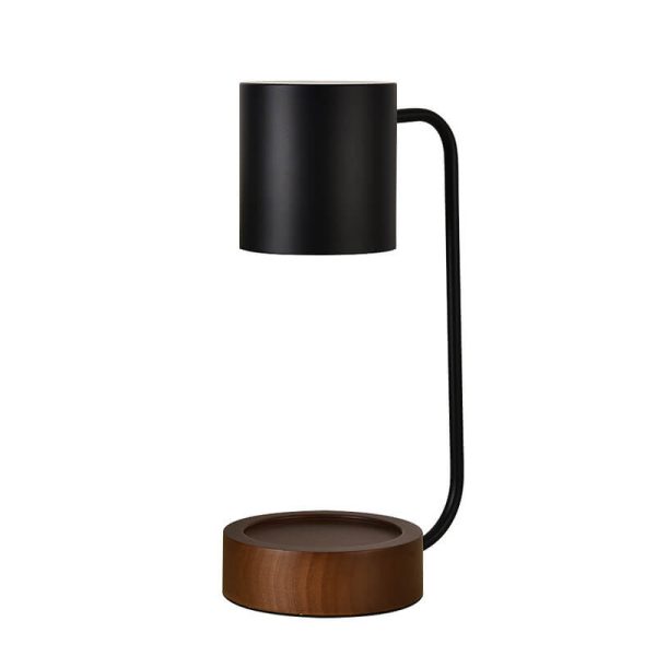 Japanese Minimalist Wood Timing Dimming 1-Light Melting Wax Table Lamp - Image 6