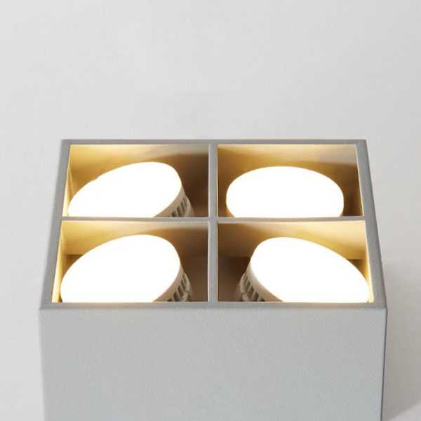 Minimalist Square Box Spotlight Iron LED Flush Mount Ceiling Light - Image 20