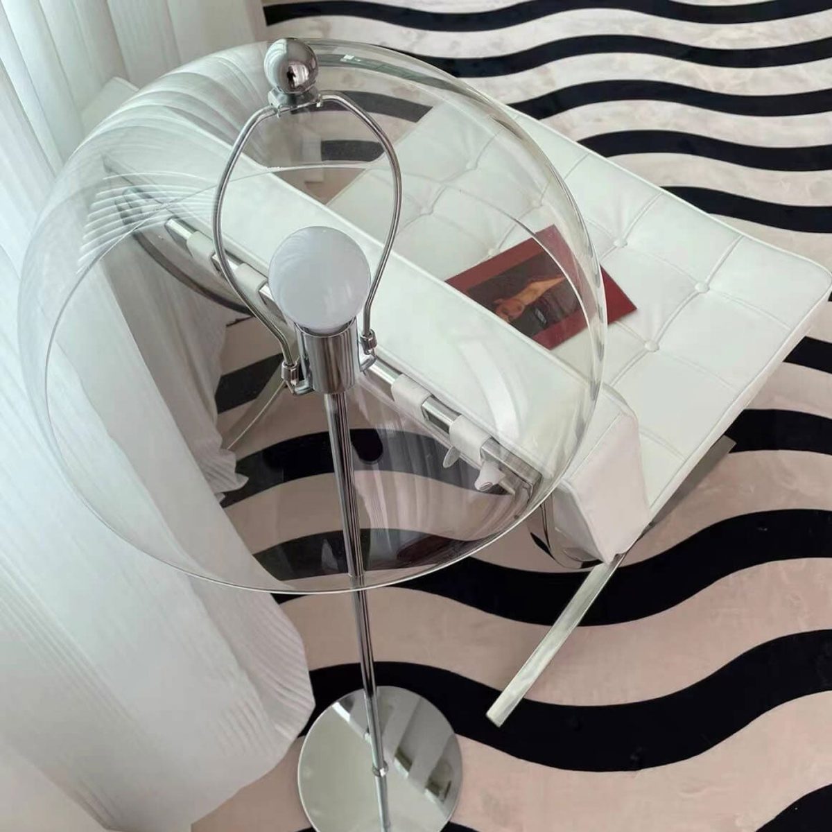 Creative Retro Acrylic Mushroom Design 1-Light Standing Floor Lamp - Image 7