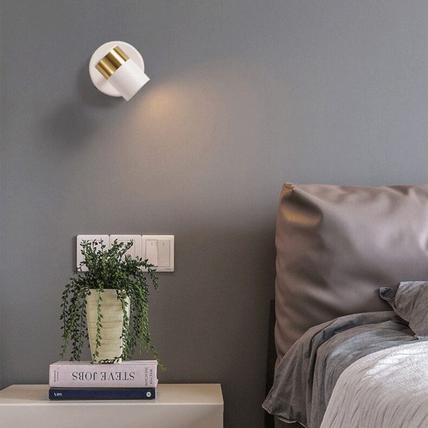 Modern Light Luxury Cylindrical 1-Light Wall Sconce Lamp - Image 7