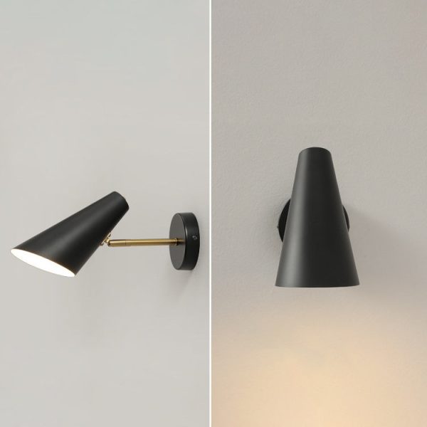 Contemporary Nordic Iron Horn Rotatable 1-Light Wall Sconce Lamp For Living Room - Image 11