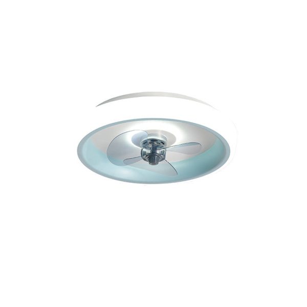 Simple Modern Acrylic Lightweight LED Flush Mount Fan Light - Image 7