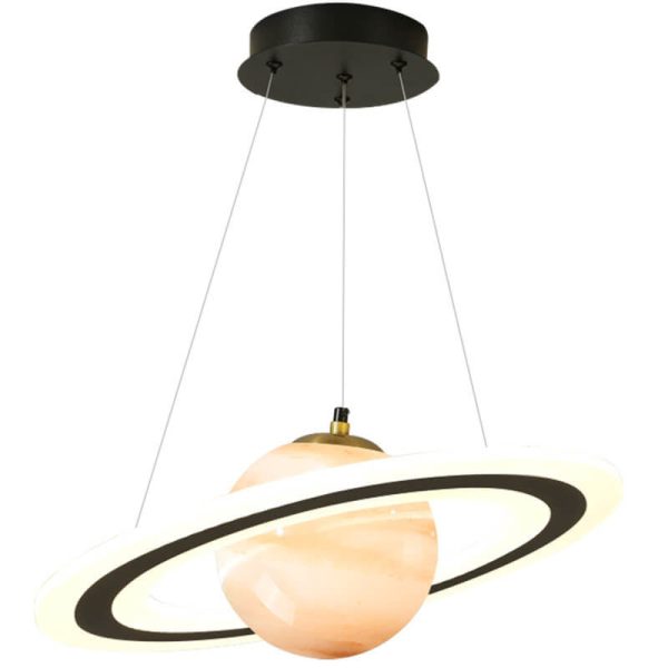 Modern Creative Space Planet Circle Kids LED Chandelier - Image 10