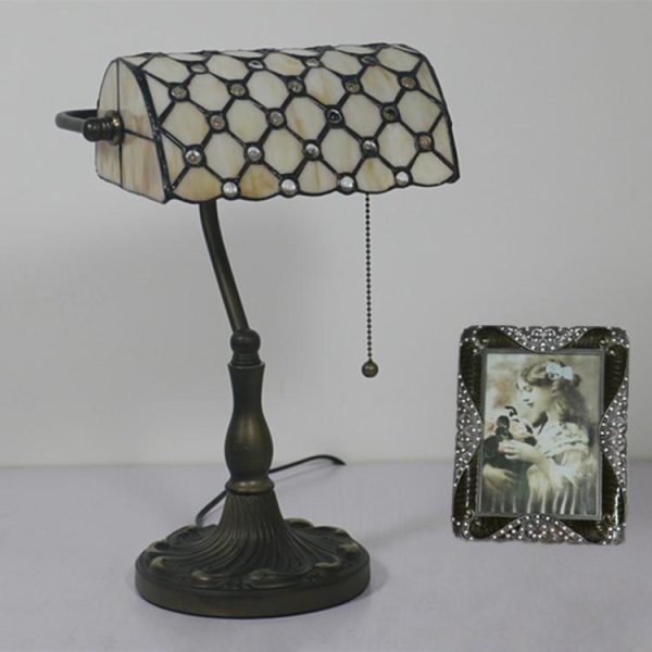 Vintage Creative Glass 1-Light Zipper Switch Table Lamp - Image 8