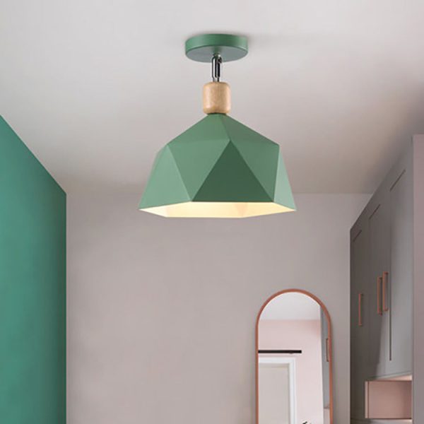 Modern Minimalist Macron Semi-Flush Mount Light - Image 10
