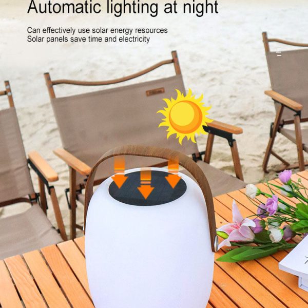Solar PE Portable Basket LED Outdoor Waterproof Decorative Light - Image 7