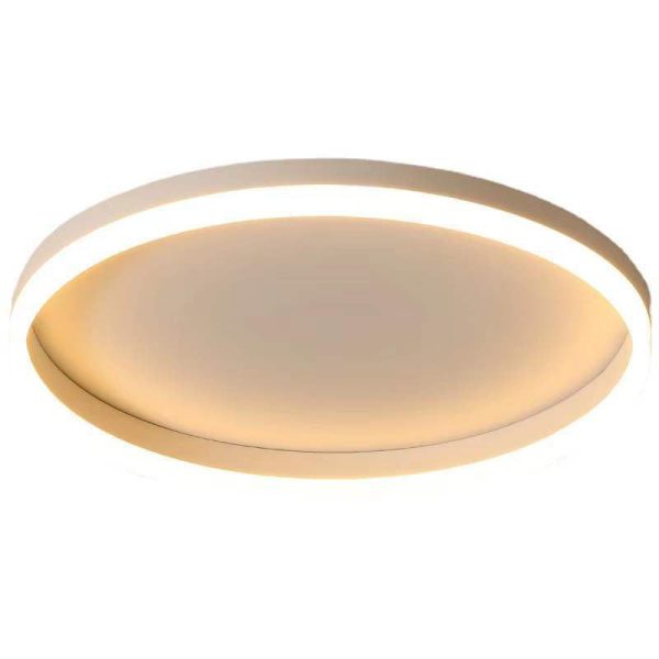 Nordic Minimalist Circle Ring Iron Acrylic LED Flush Mount Ceiling Light - Image 18