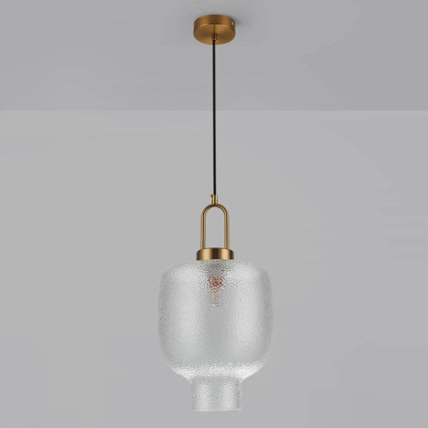 Nordic Light Luxury Oval Clear Glass 1-Light Pendant Light - Image 15