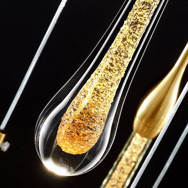 Modern Luxury Teardrop Shape Glass LED Wall Sconce Lamp For Bedroom - Image 7