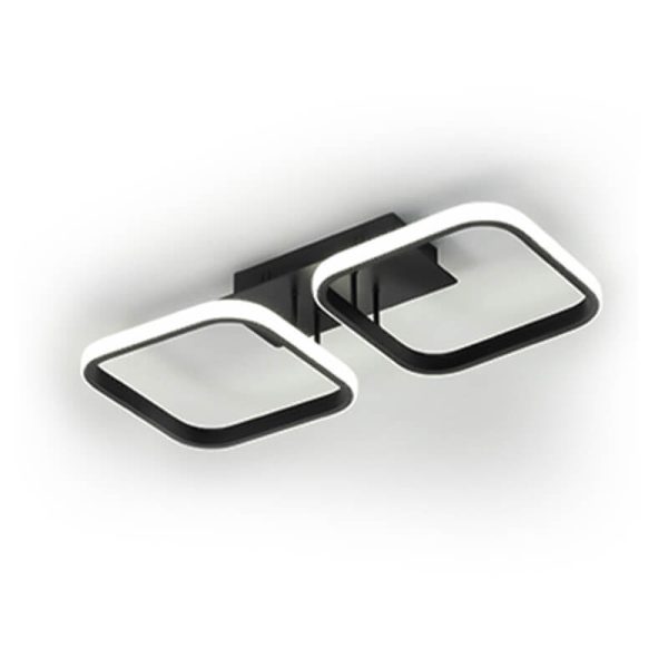 Nordic Simple Creative Square Combination Design LED Semi-Flush Mount Light - Image 2