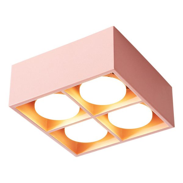 Minimalist Square Box Spotlight Iron LED Flush Mount Ceiling Light - Image 19