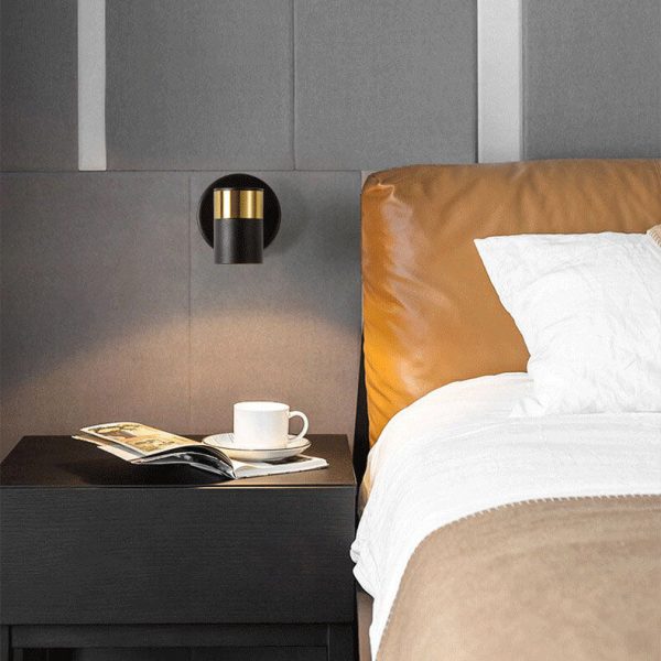 Modern Light Luxury Cylindrical 1-Light Wall Sconce Lamp - Image 10
