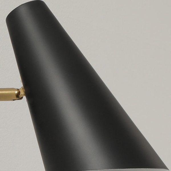 Contemporary Nordic Iron Horn Rotatable 1-Light Wall Sconce Lamp For Living Room - Image 9