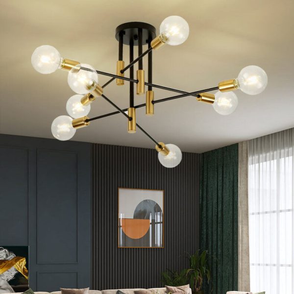 Nordic Minimalist Iron 4/6/8-Light Island Light Chandelier - Image 26