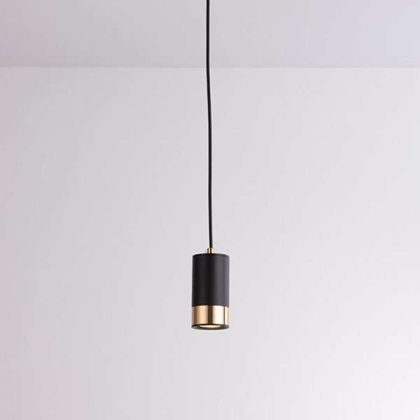 Nordic Minimalist Column Iron Mini 1-Light Pendant Light - Image 9