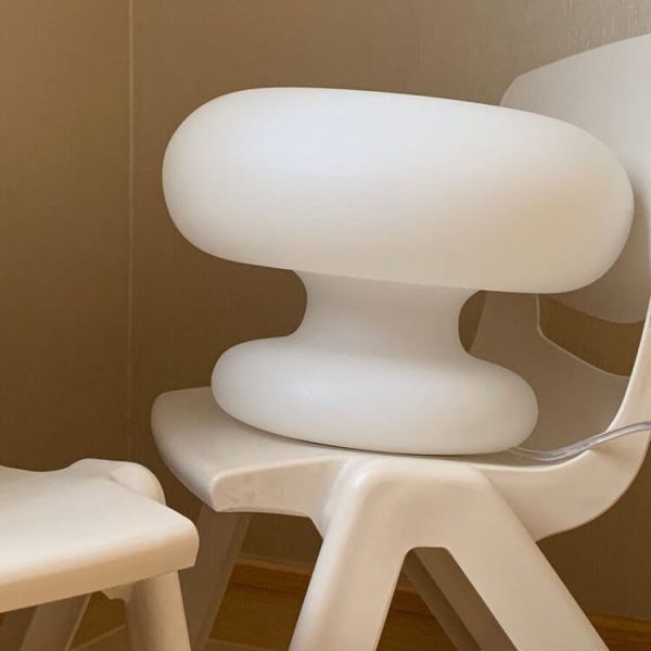 Danish Milk White Mushroom 1-Light Table Lamp - Image 7