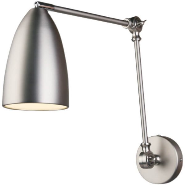 Retro Industrial Swing Arm Rotating Retractable Iron 1-Light Wall Sconce Lamp - Image 11