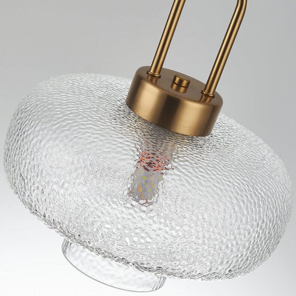 Nordic Light Luxury Oval Clear Glass 1-Light Pendant Light - Image 16