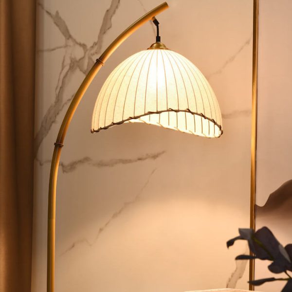 Retro Zen Simulation Bamboo Pole 1-Light Standing Floor Lamp - Image 6