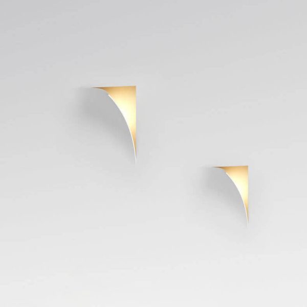 Modern Simplicity Square Flip Flop Recessed Plaster 1-Light Wall Sconce Lamp For Living Room - Image 3