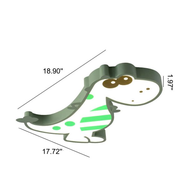 Cartoon Creative Dinosaur LED Flush Mount Ceiling Light - Image 8