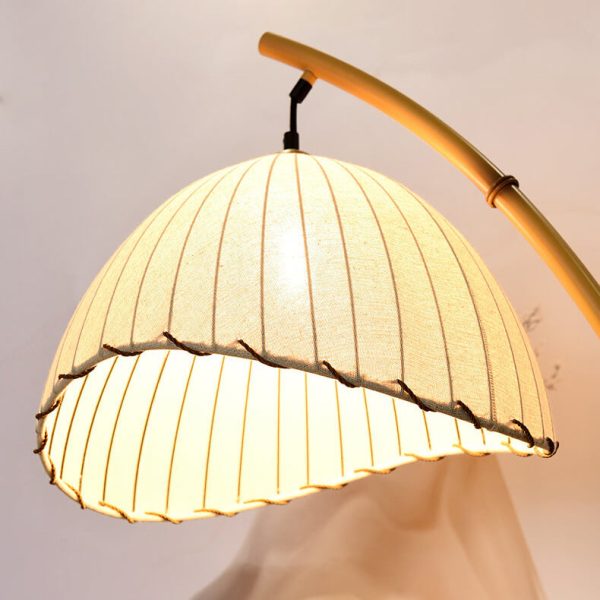 Retro Zen Simulation Bamboo Pole 1-Light Standing Floor Lamp - Image 9