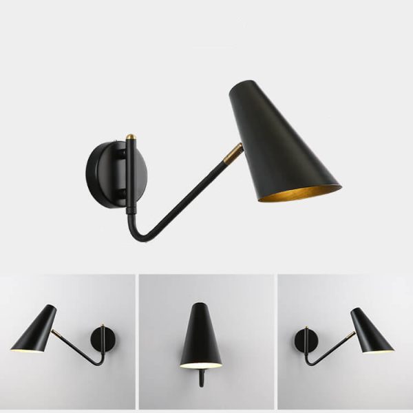 Nordic Creative Simple Rotating 1-Light Wall Sconce Lamp - Image 9