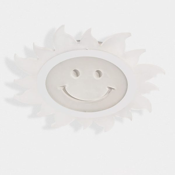 Creative Cartoon Smiley Sun LED Flush Mount Ceiling Light - Image 5