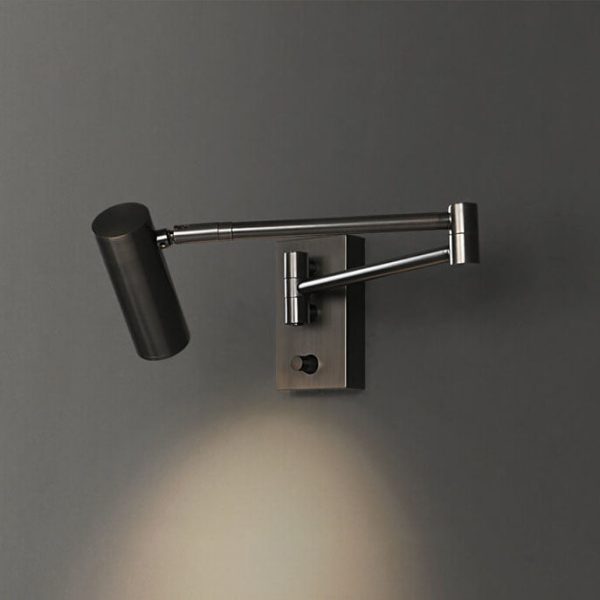 Nordic Luxury Copper Rotatable Eye Protection Reading LED Wall Sconce Lamp - Image 4