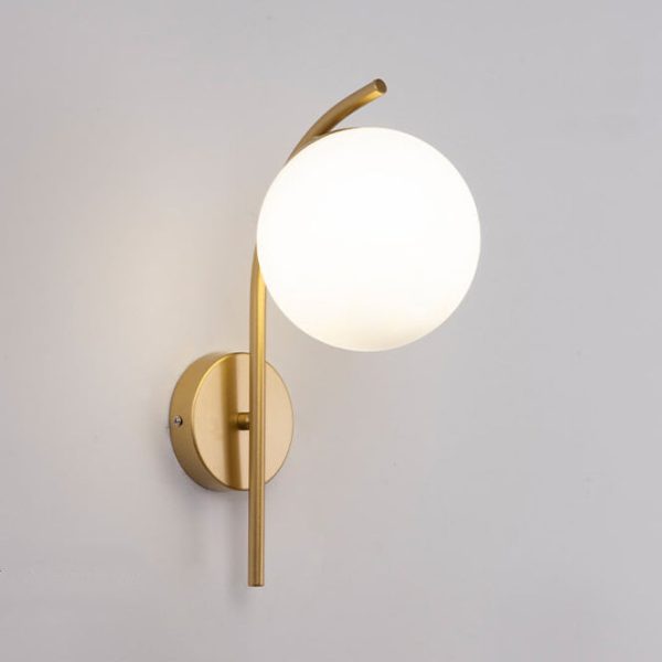 Nordic Arc Glass Globe 1-Light  Wall Sconce Lamp - Image 16
