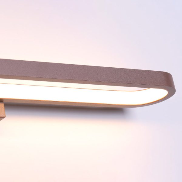 European Minimalist Circular Aluminum Vanity Light LED Mirror Front Wall Sconce Lamp - Image 17