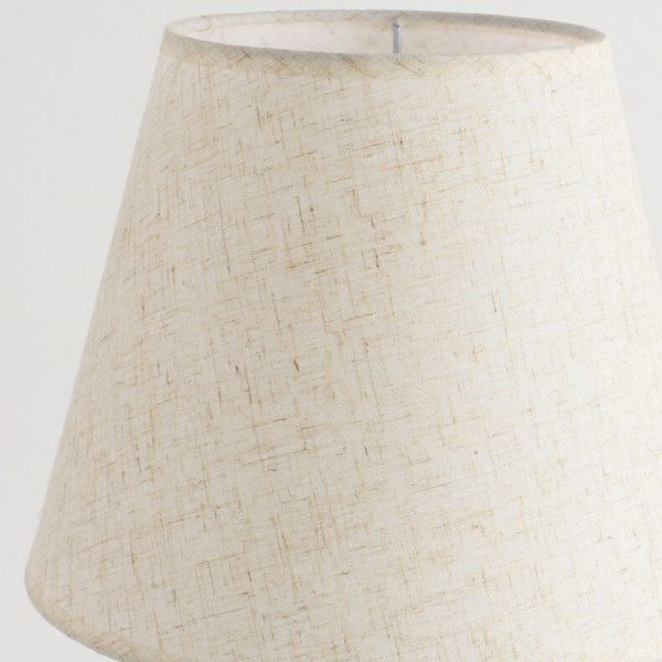 Nordic Vintage Pure Black White Iron Fabric 1-Light Table Lamp - Image 20