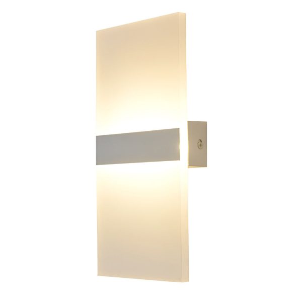 Rectangular Acrylic 6W LED Modern Wall Lamp Wall Sconce Lighting - Image 8